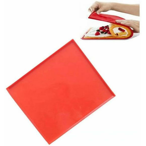 Mold- Silicone Baking Sheet Mat Jelly Roll Pan Flexible Baking Tray Pastry Mat Cookies Mold