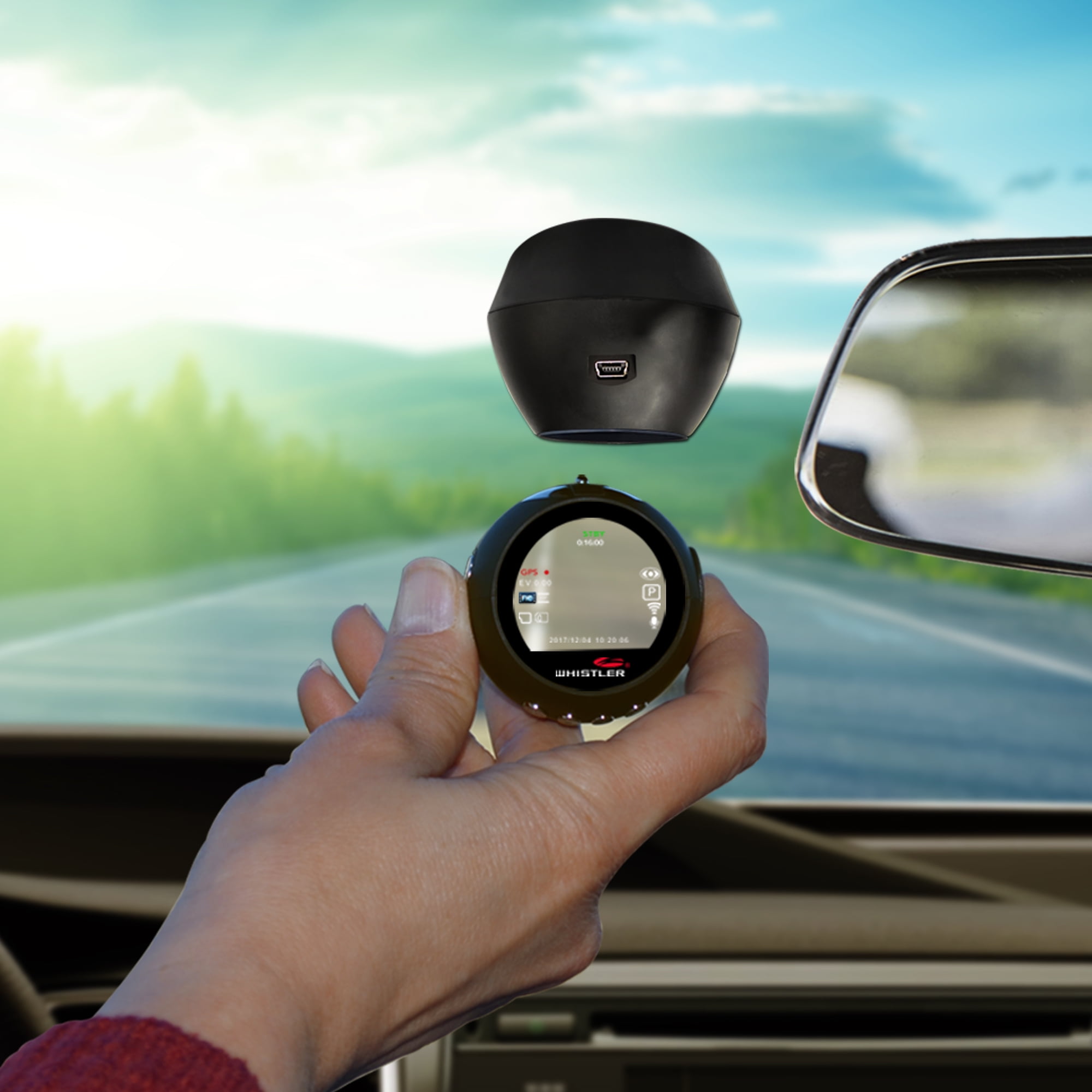 NextBase mirror Dash-cam retrovisor GPS WLAN Full-HD 1080p G-Sensor auto-cámara 