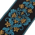 thumbnail image 3 of Rongfmy 5 Meters Woven Ribbon Ribbon Ribbon Fabric Ribbon Geometric Jacquard Sewing 80mm x 5000mm, 3 of 7
