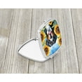 thumbnail image 2 of Greater Swiss Mountain Dog in Sunflowers Compact Mirror 2.75 in x 3 in, 2 of 4
