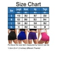 thumbnail image 3 of SHCKE High Waist Yoga Shorts for Women Tummy Control Fitness Running Home Workout Shorts, 3 of 6
