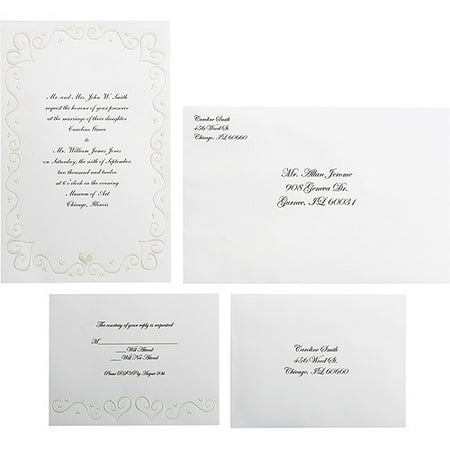 Wilton Curly Heart Invitations 50 Ct 1010 109