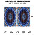 thumbnail image 2 of Mandala Design Curtains-blackout Curtains Bedroom Decor Living Room Darkening Grommet Window Drapes 2 Panels Set 41"x63", 2 of 2