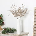 thumbnail image 6 of MORESEC XUld Home Christmas Decoration Simulation Berry Tender Leaf Cutting Bundle Plastic Silver Red Rose Gold Tree Accessories 40cm for Party Fall Decor, 6 of 6