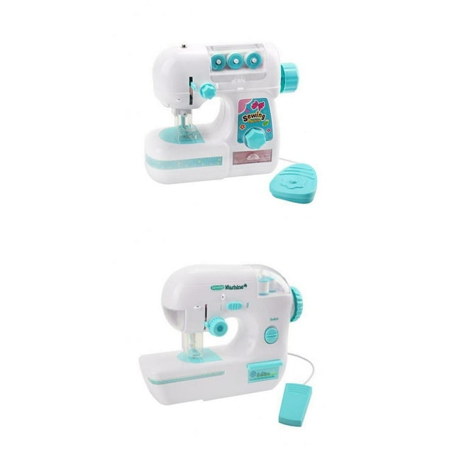 2x Mini Máquina De Coser De Simulación Para Niños, Juguete Educativo Interesante