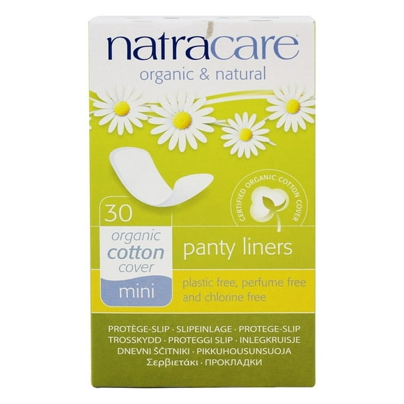 Natracare - Coton Naturel Doublures de Culotte Mini - 30 Doublure(S)