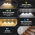 thumbnail image 6 of Under Cabinet Lights,Motion Sensor LED Lighting for Kitchen Bedroom Closet with Rechargeable Cable, 6 of 8