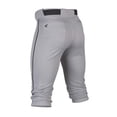 thumbnail image 2 of Pantalón de béisbol Easton RIVAL+, braguita con ribetes, gris/negro, para adulto, 2 of 4
