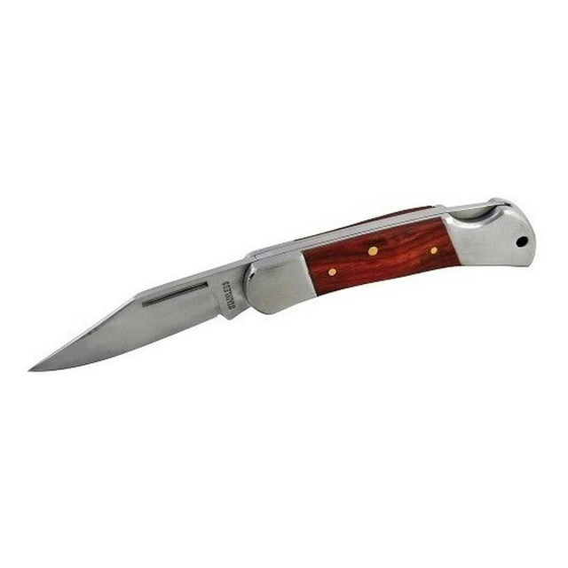 Navaja Abatible De 1 Hoja Mango De Madera Surtek 120561 SURTEK 120561