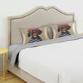 thumbnail image 3 of Yayeee Pillowcase Standard Size Set of 2 Satin Wrinkle Resistant Pillow Case, Dog Artist, 3 of 7