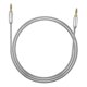 thumbnail image 3 of Cable de audio AUX de 3,5 mm, cable estéreo, cable de extensión macho para altavoces, equipos de música domésticos, auriculares, reproductor de MP3 para coche. 100cm, 3 of 5