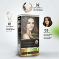 thumbnail image 2 of Herbishh Champú tinte capilar + 1pc Mascarilla capilar de argán - Tinte para el Cabello Combo Pack-2pcs (Café Castaño), 2 of 5