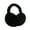 Black, variant on Headband Ear Warmers for Men Women WinterAdjustable Warm Windproof Plush Foldable Girl Earmuffs