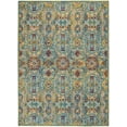 thumbnail image 3 of Nourison Allur Persian Turquoise Multicolor 5'3" x 7'3" Area Rug, (5x7), 3 of 9