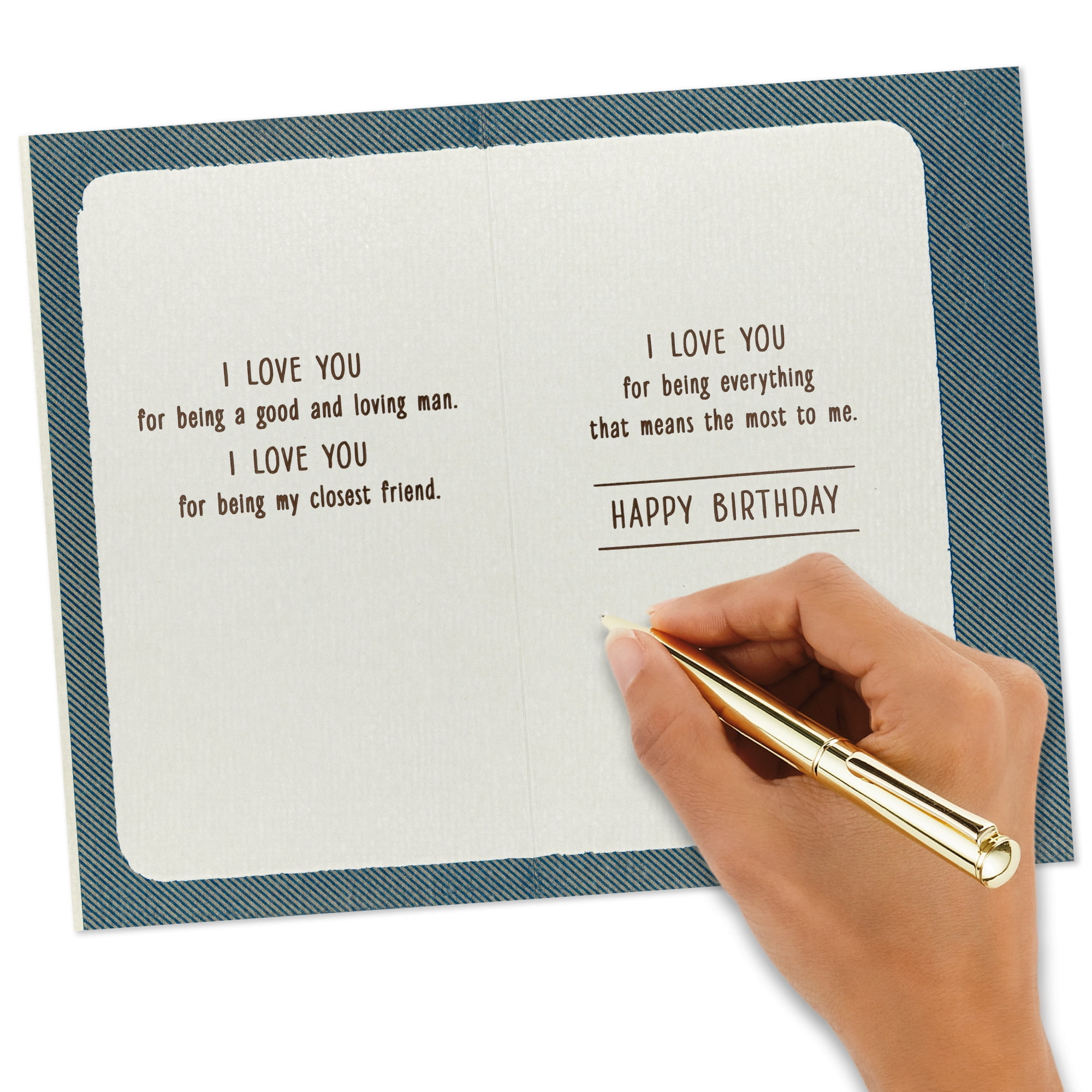 Hallmark Romantic Birthday Card for Him (You Share So Much)
