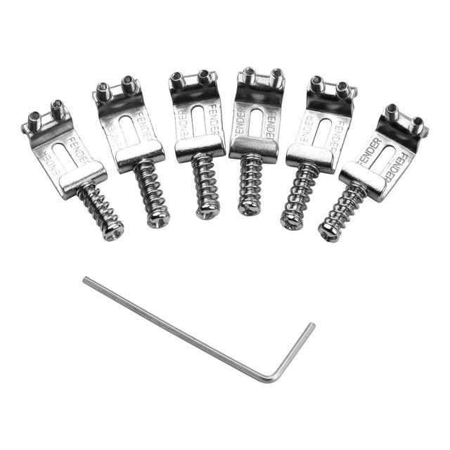 Selles de Guitare Électrique avec Clé Pièces de Rechange de Guitare Électrique pour ST Guitare 6Pcs