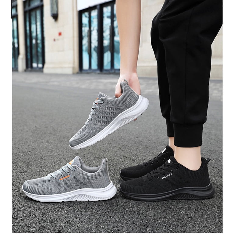 Lightweight Breathable Mesh Lace Up Athletic Walking Sneakers Men Sneakers Breathable Mesh lightweight Lace-up Woman  main image 4