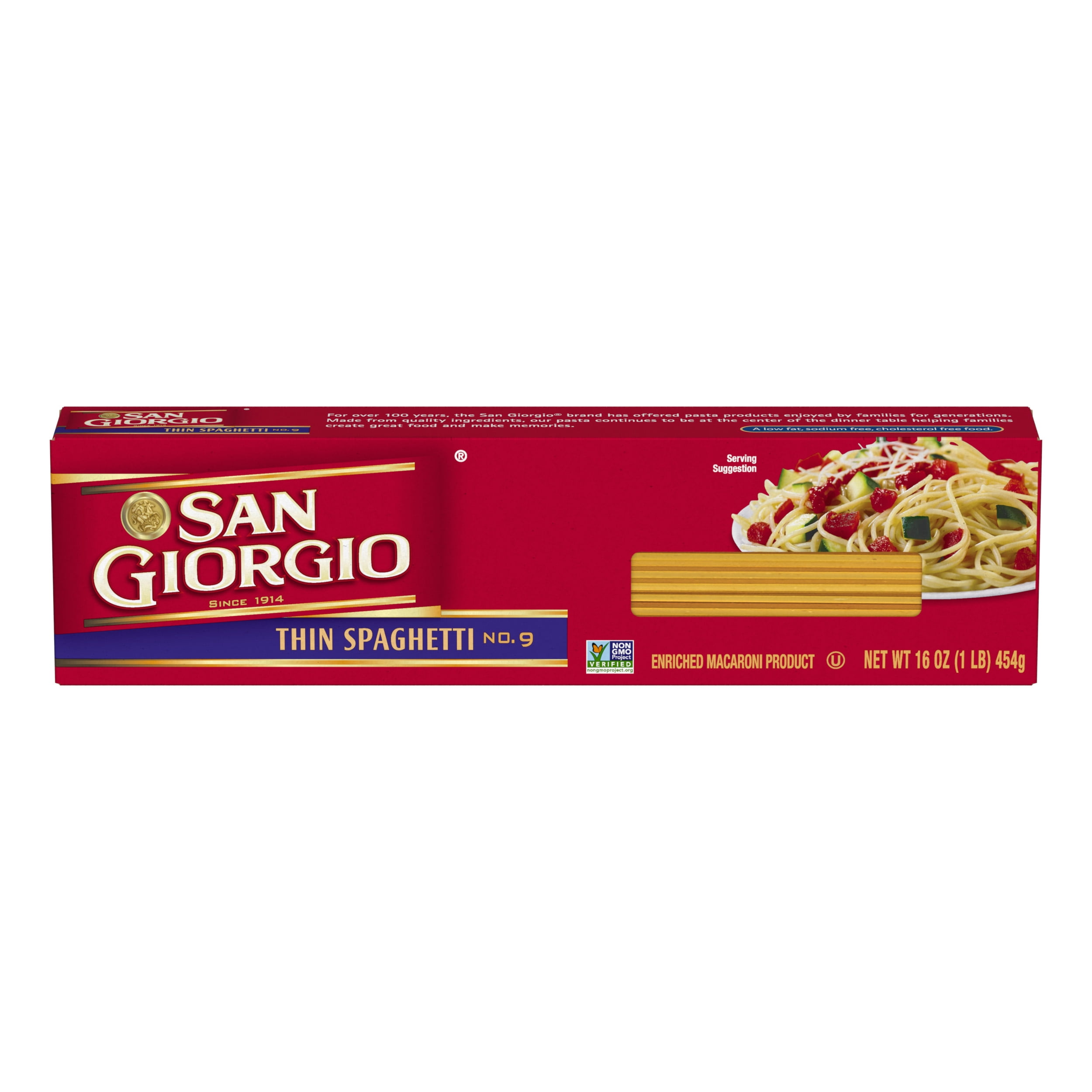 (2 pack) San Giorgio Thin Spaghetti, 16 Oz
