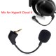 thumbnail image 1 of Kuymtek Micrófono de juego de repuesto Micrófono de 3,5 mm para auriculares para juegos Kingston HyperX Cloud II, 1 of 9