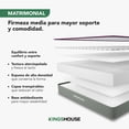 thumbnail image 5 of Colchón Matrimonial En Caja Essential Memory Foam 135x190x18 cm blanco Matrimonial., 5 of 5