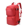 thumbnail image 3 of Mochila de viaje para hombres y mujeres, bolsa de deporte deportiva para mochilero, camping al aire libre Rojo, 3 of 9