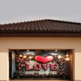 thumbnail image 6 of Mouliraty Valentine's Day Garage Door Valentine's Day Garage Backdrops Patio Party Decoration Door Hanging Flag, C, 6 of 6