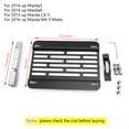 thumbnail image 3 of New Bumper Tow Hook License Plate Mount Bracket Holder For Mazda3 Mazda6 CX5 MX5, 3 of 10