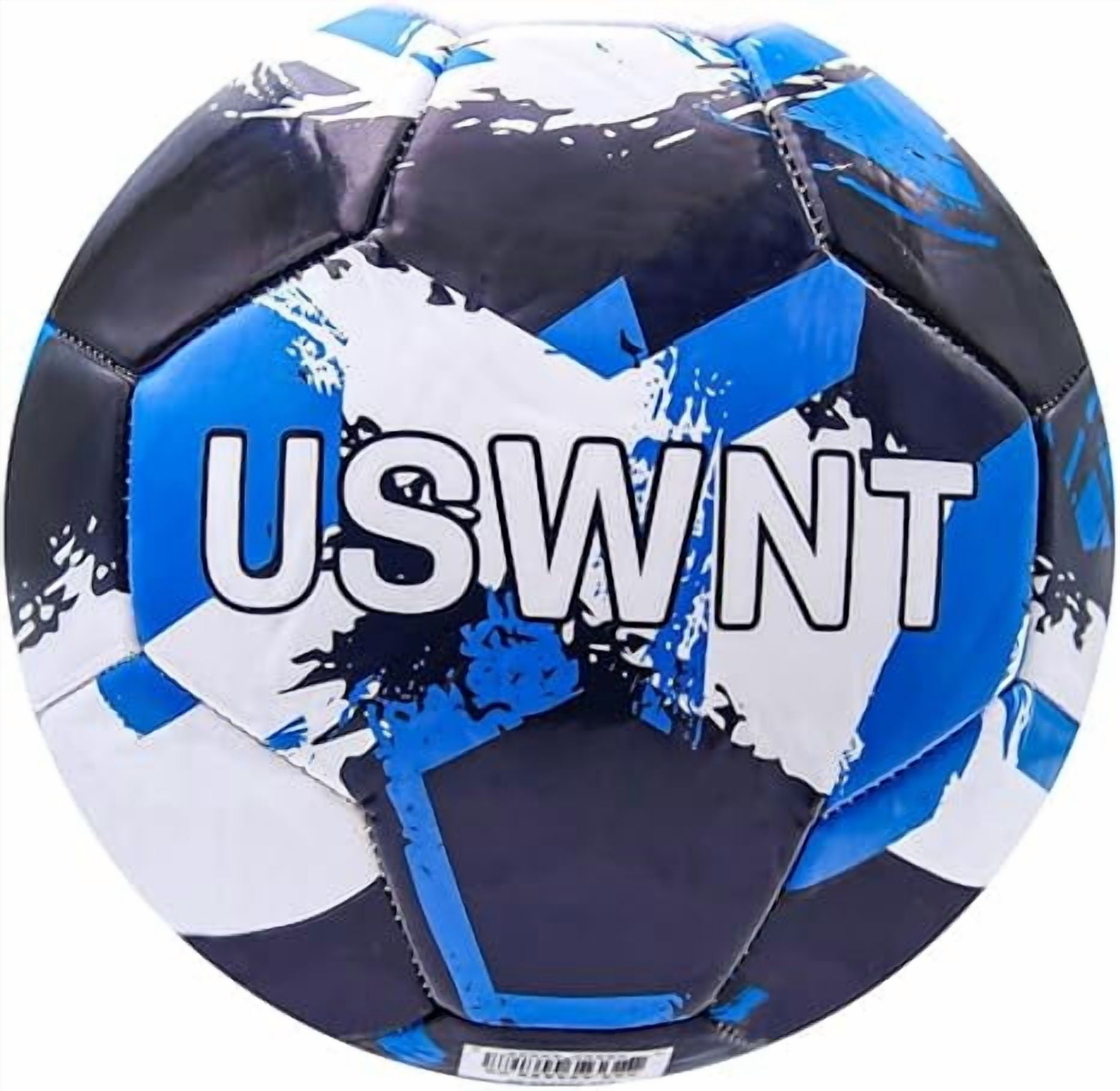 Icon Sports U.S. Soccer USWNT Size 5 Soccer Ball - Brush [White Blue] Size 5