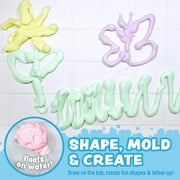 Tub Works Fluffy Foam Soap Variety 6 Pack, Gentle, Cleansing Kids Bath Soap, Fruity, Fun Bath Colors