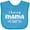 Turquoise, variant on Inktastic I Love My Mama with Hearts Boys or Girls Baby Bib