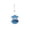 Blue, variant on 6.5*5.9 IN Automatic Bird Feeder Outdoor Hanging Cover Type Seed Feeder for Wild Birds Weather Resistant Garden Yard Decor, Easy Refill Patio Ornament, Green