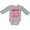 AC-Heather Grey, variant on Pink Sloth 2nd Birthday Girls Long Sleeve Baby Bodysuit