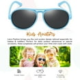 thumbnail image 2 of Toddler Baby Infant Polarized Aviator Sunglasses for Boys Girls Kids Age 0-4 Shatterproof UV400, 2 of 6