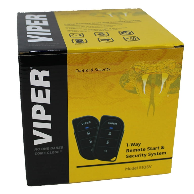 New Viper 5105V Enhanced 1-Way Security and Remote Start System