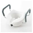 thumbnail image 7 of Raised Toilet Seat 5 Inch, 350lbs Capacity, Adjustable Width 19.1-21.7", Round/Elongated, with Padded Armrests for Elderly, Handicap, Pregnant, 7 of 7