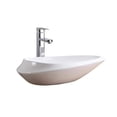 thumbnail image 1 of Fine Fixtures MV2415OVW Évier Vitré en Forme d'Oeuf en Porcelaine, 1 of 1