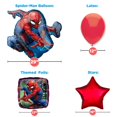 thumbnail image 5 of 18pc Spider-Man Animated Deluxe Balloon Bouquet with 42" Blue Number 1 -  Quality Birthday Party Decoration Supplies, 5 of 6
