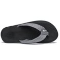 thumbnail image 5 of WOTTE Mens Flip Flops Comfortable Thong Sandals Lightweight Summer Beach Sandals Dark Grey, 5 of 7