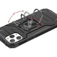 thumbnail image 5 of For Motorola Moto Edge (2022) Armor Hybrid with Ring Holder Kickstand Shockproof Heavy-Duty Durable Rugged Dual Layer Cover ,Xpm Phone Case [ Black ], 5 of 10