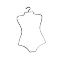thumbnail image 4 of Bearachild Elegante colgador de exhibición para traje de baño con forma de cuerpo de alambre para niños, práctico soporte para vestido para Almacenamiento y organización del hogar, 4 of 6