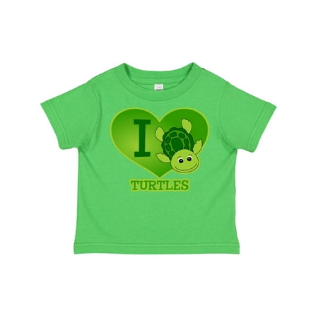 

Inktastic I Love Turtles Gift Toddler Boy or Toddler Girl T-Shirt