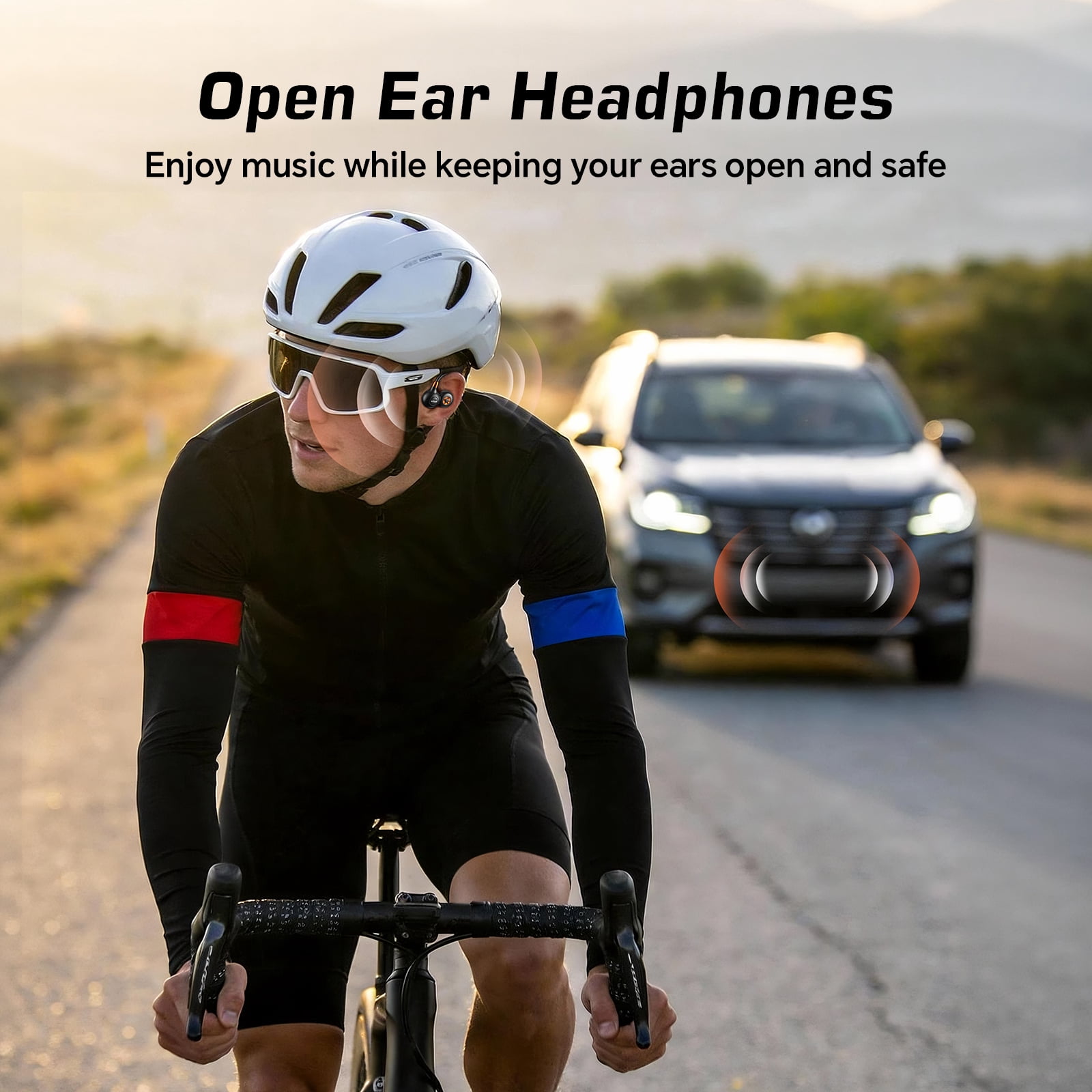 Open Ear Headphones, Bluetooth 5.3 Wireless Sport Earbuds, IPX6 Waterproof 19g Lightweight Running Headphones thumbnail 4