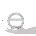 thumbnail image 5 of PACIFIC ARC P6F PROTRACTOR 6 INCH ACRYLIC 360 DEGREE, 5 of 5