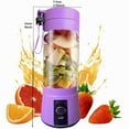 thumbnail image 4 of Personal Portable Blender Mini 6 Knife Juicer Smoothie Mixer USB Household Small Charging Portable Student Fruit Veggie Juicer Cup 380ML/13.4OZ, 4 of 13