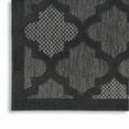 thumbnail image 6 of Nourison Easy Care 9' x 12' Charcoal/Black Indoor/Outdoor Rug, 6 of 11