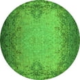 thumbnail image 1 of Ahgly Company Indoor Round Oriental Green Industrial Area Rugs, 7' Round, 1 of 4