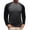 Dark Gray, variant on Men's Long Sleeve T Shirts Color Block Crew Neck Baseball Shirt Vintage Casual Jersey Athletic Tee Tops S-XXL