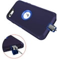 thumbnail image 4 of Entronix Funda Resistente para iPhone 7/8, Triple Capa, Resistente a Golpes y Anticaídas, Color Azul Marino, 4 of 6
