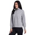 thumbnail image 4 of RBX Active Women's Lightweight Luxe Athleisure Quarter Zip Piped Sweatshirt, 4 of 5