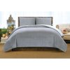 Christian Siriano NY® Crinkle Luster Velvet 3 Piece Duvet Cover Set